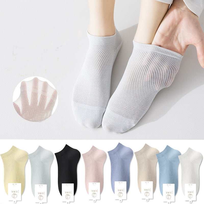 Summer Mesh Breathable Classic All-match Boat Socks