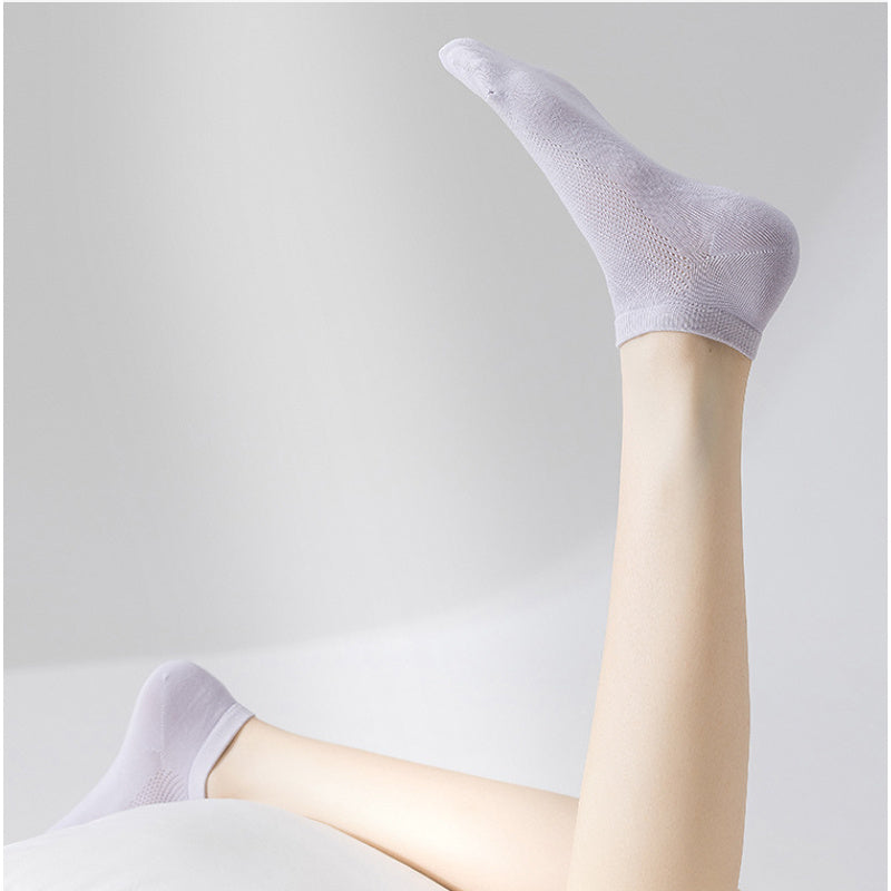 Summer Mesh Breathable Classic All-match Boat Socks